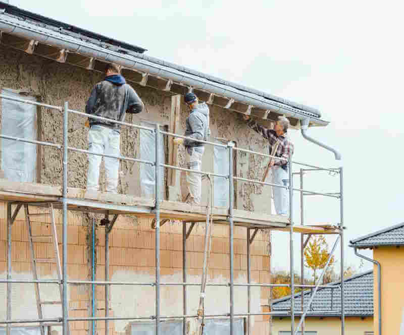 enduiseurs crépi extérieur maison étages