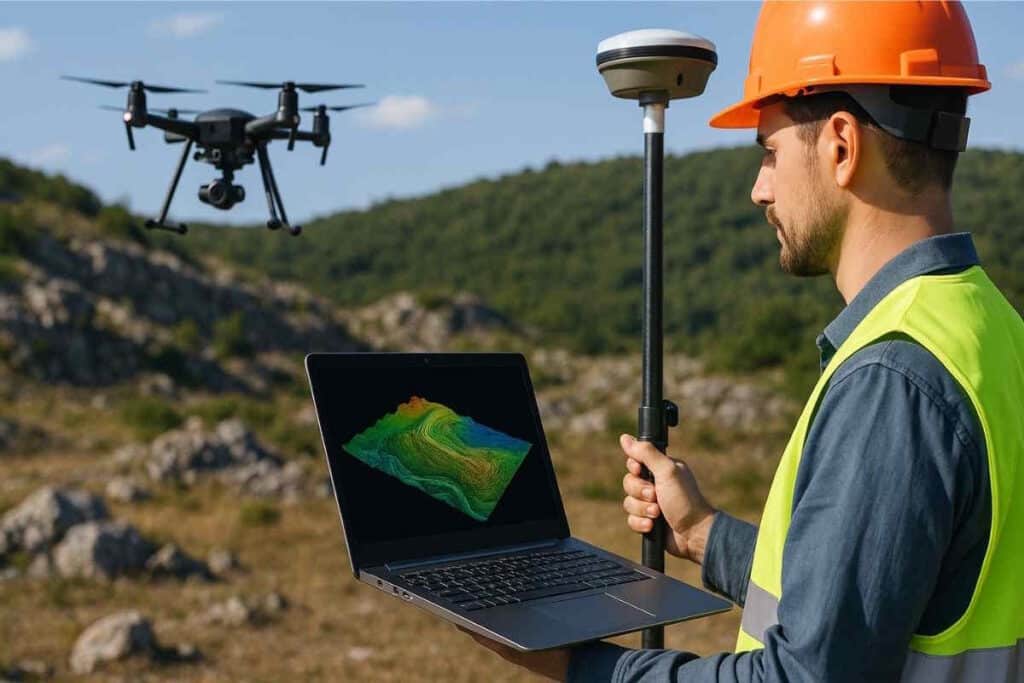 Photogrammétrie relevés terrain et modélisation 3D précise