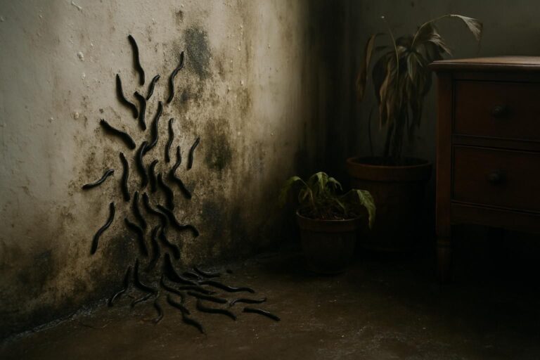 Découvrez comment reconnaître les vers noirs causés par l'humidité dans votre maison et suivez nos conseils pratiques pour les éliminer efficacement et prévenir leur réapparition.