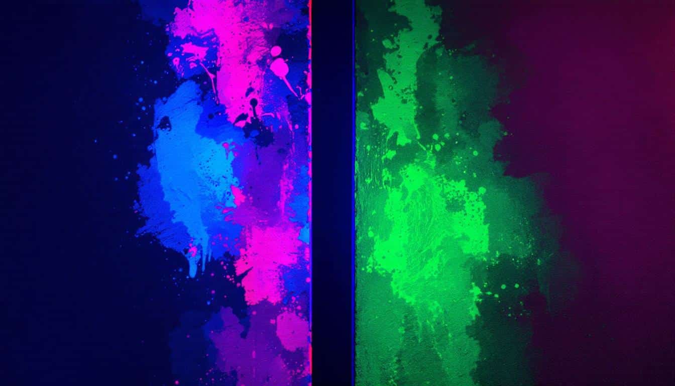 découvrez tout ce que vous devez savoir sur la peinture phosphorescente et la peinture fluorescente : leurs caractéristiques, utilisations, avantages et conseils d'application pour illuminer vos projets.