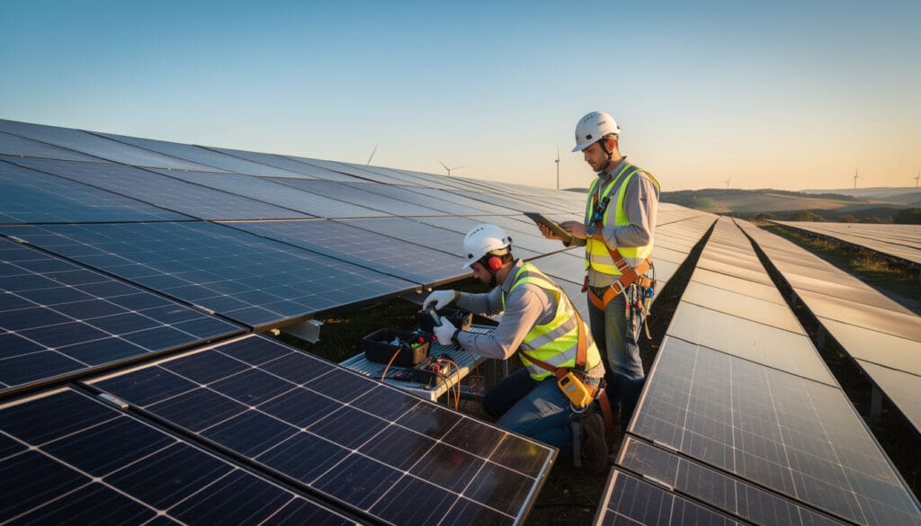alternative climatique, expert en maintenance photovoltaïque, assure l'optimisation et la durabilité de vos installations solaires pour une énergie propre et fiable.