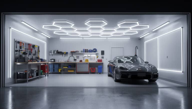 découvrez comment les lampes led et hexagonales peuvent transformer votre garage en un espace lumineux, économe en énergie et moderne.