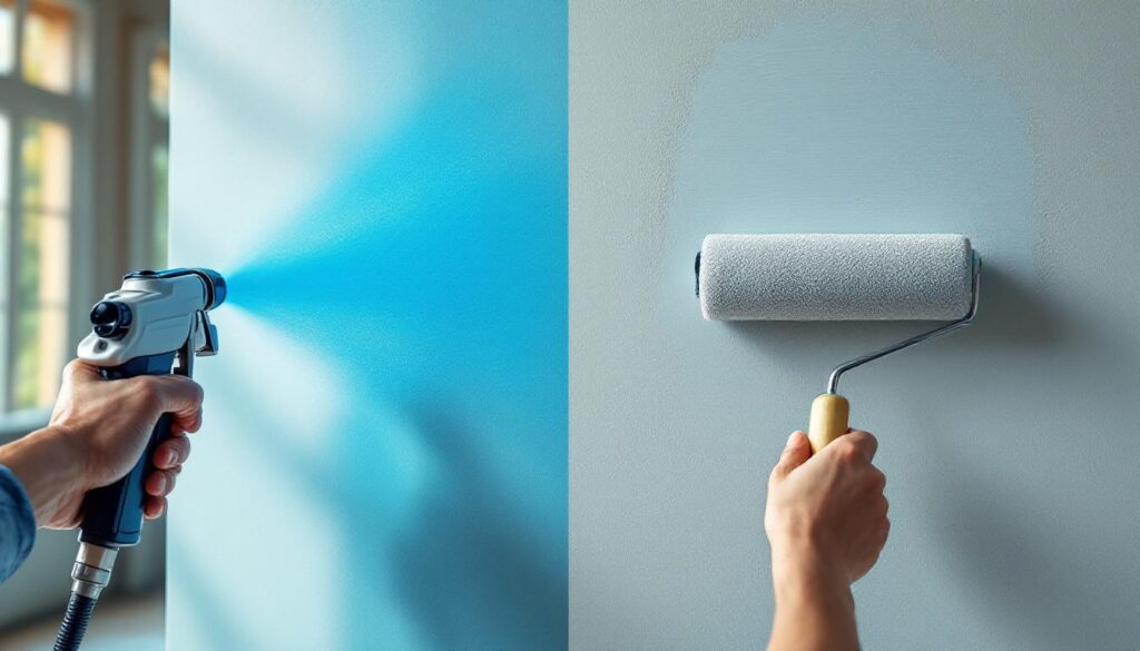 découvrez les avantages et inconvénients de la peinture au pistolet et au rouleau pour choisir la technique la mieux adaptée à votre projet de rénovation.