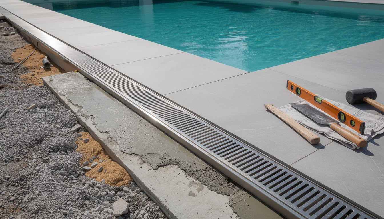 découvrez comment choisir le caniveau idéal autour de votre piscine pour prévenir efficacement les débordements et protéger votre espace extérieur.