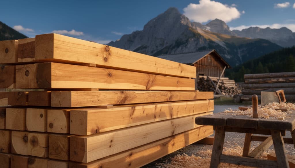 alpsciage : découvrez notre bois des alpes, soigneusement scié et séché par des passionnés locaux pour garantir qualité et authenticité.