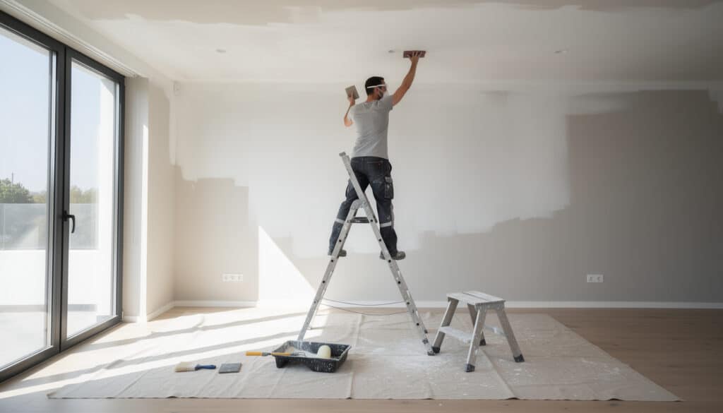 découvrez s'il est nécessaire de poncer un plafond entre deux couches de peinture pour obtenir une finition lisse et durable. conseils et astuces pour réussir votre peinture.