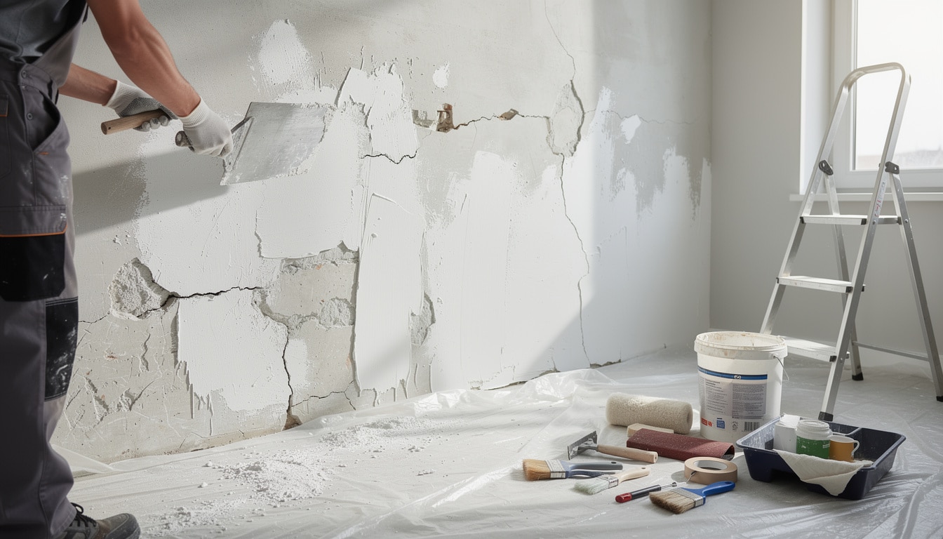 Recouvrir Un Mur Abimé