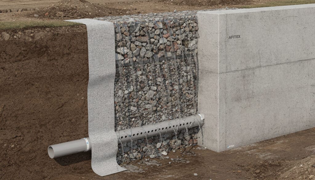 Afitex Géotextiles innovants pour drainage et étanchéité des murs — free download