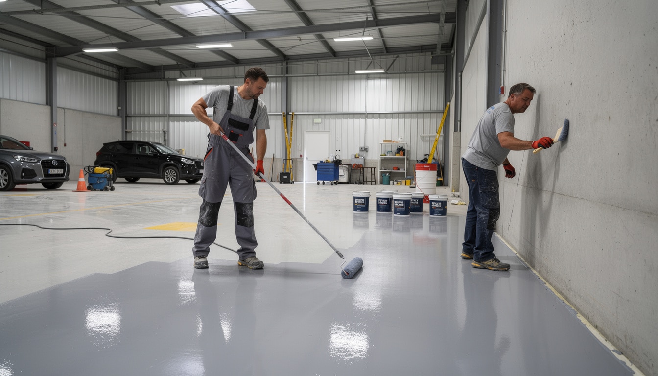 découvrez nos conseils pour choisir la peinture idéale pour le sol de votre garage, alliant résistance, facilité d'entretien et esthétique.