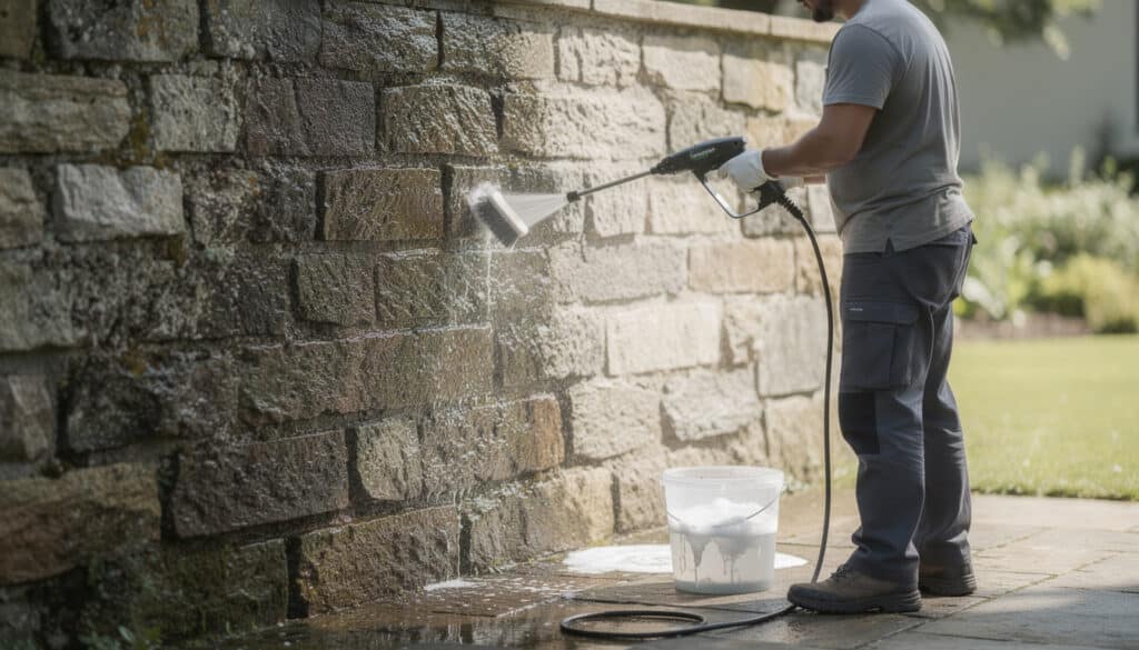 Brosse Pour Nettoyer Mur En Pierre