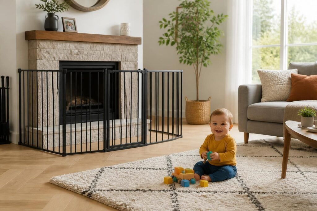 Découvrez comment choisir la barrière de cheminée idéale pour garantir la sécurité de votre bébé tout en préservant votre intérieur.